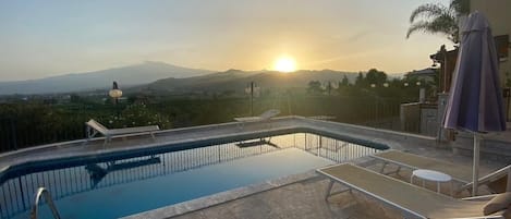 Seasonal outdoor pool