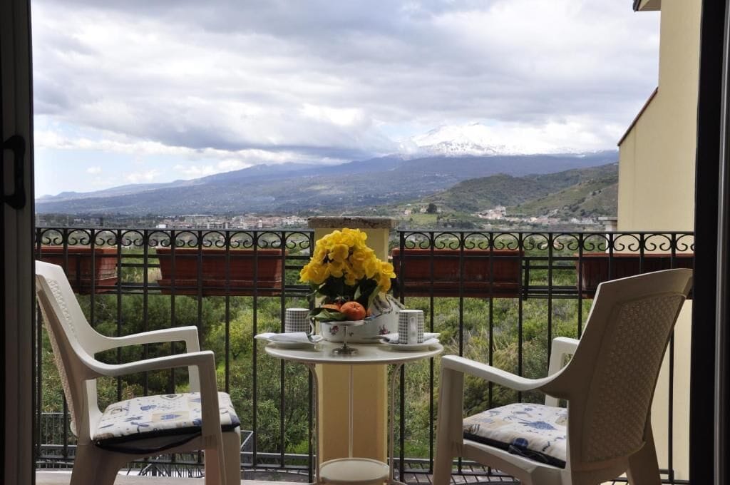 Double Room, Balcony, Pool View | Outdoor dining