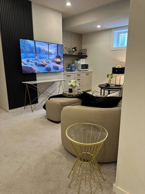 Tv och en stereo