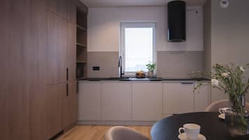 Suite Deluxe, vue ville | Cuisine privée