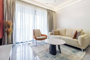 Living area - Annbell Haven 1BR, With Pool, Near Junction Mall (Nairobi)