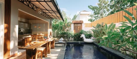 Villa Standard, balcon, vue piscine | Piscine