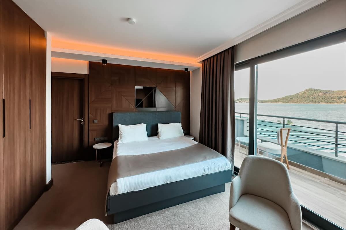 Premium Quadruple Room, Multiple Beds, Sea View | View from room