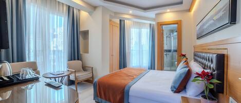 Standard Double or Twin Room, City View | In-room safe, desk, soundproofing, free WiFi