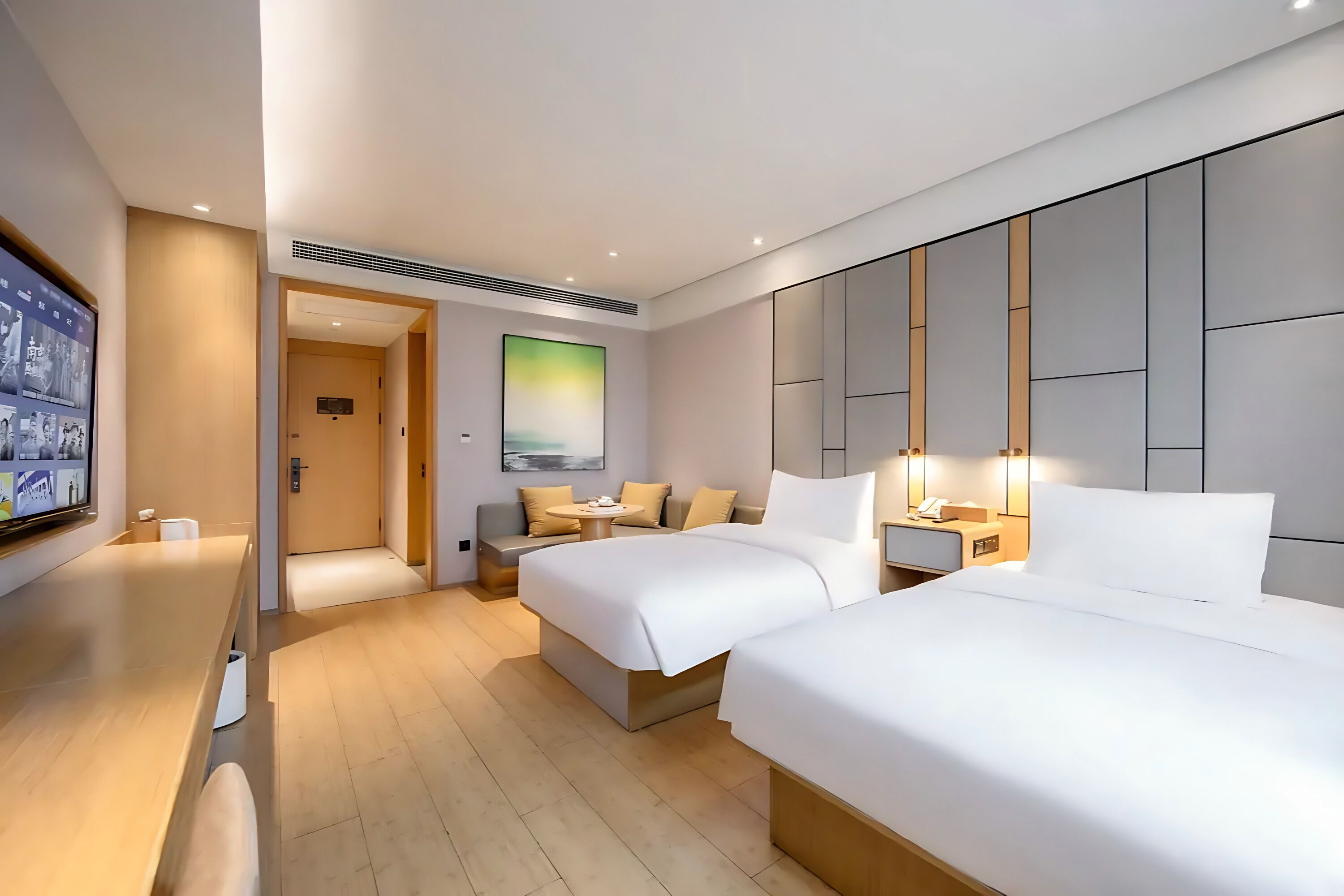 Standardværelse med 2 enkeltsenge - byudsigt