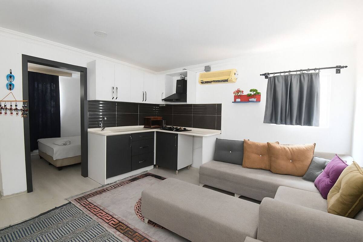 Leilighet – standard, 1 dobbeltseng med sovesofa, bassengutsikt | Sengetøy av topp kvalitet, minibar og skrivebord