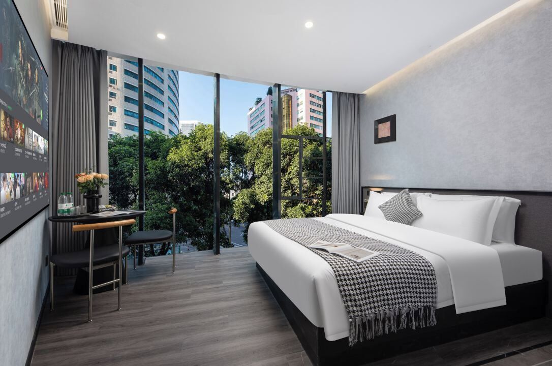 Luksus-dobbeltværelse - byudsigt