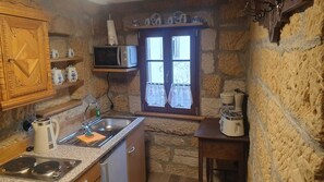 Private kitchen - The vacation home Protze ( sandstone apartment ) (Hohnstein)