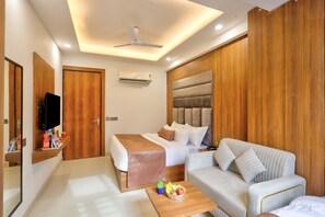 Kamar Double Keluarga | Meja kerja dan Wi-Fi gratis