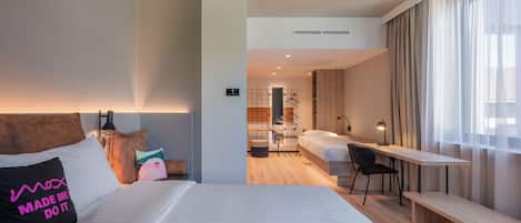Suite Junior, 1 chambre | Bureau, chambres insonorisées, lits bébé (gratuits), Wi-Fi gratuit