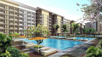 Apartment, 1 Schlafzimmer, barrierefrei | Pool