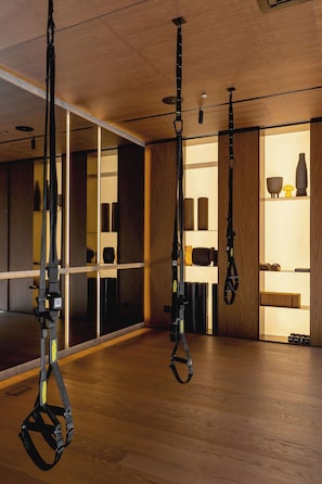 Fitness facility - Stylish Apartment | Parking, Gym and Cinema in the Building (Katowice)