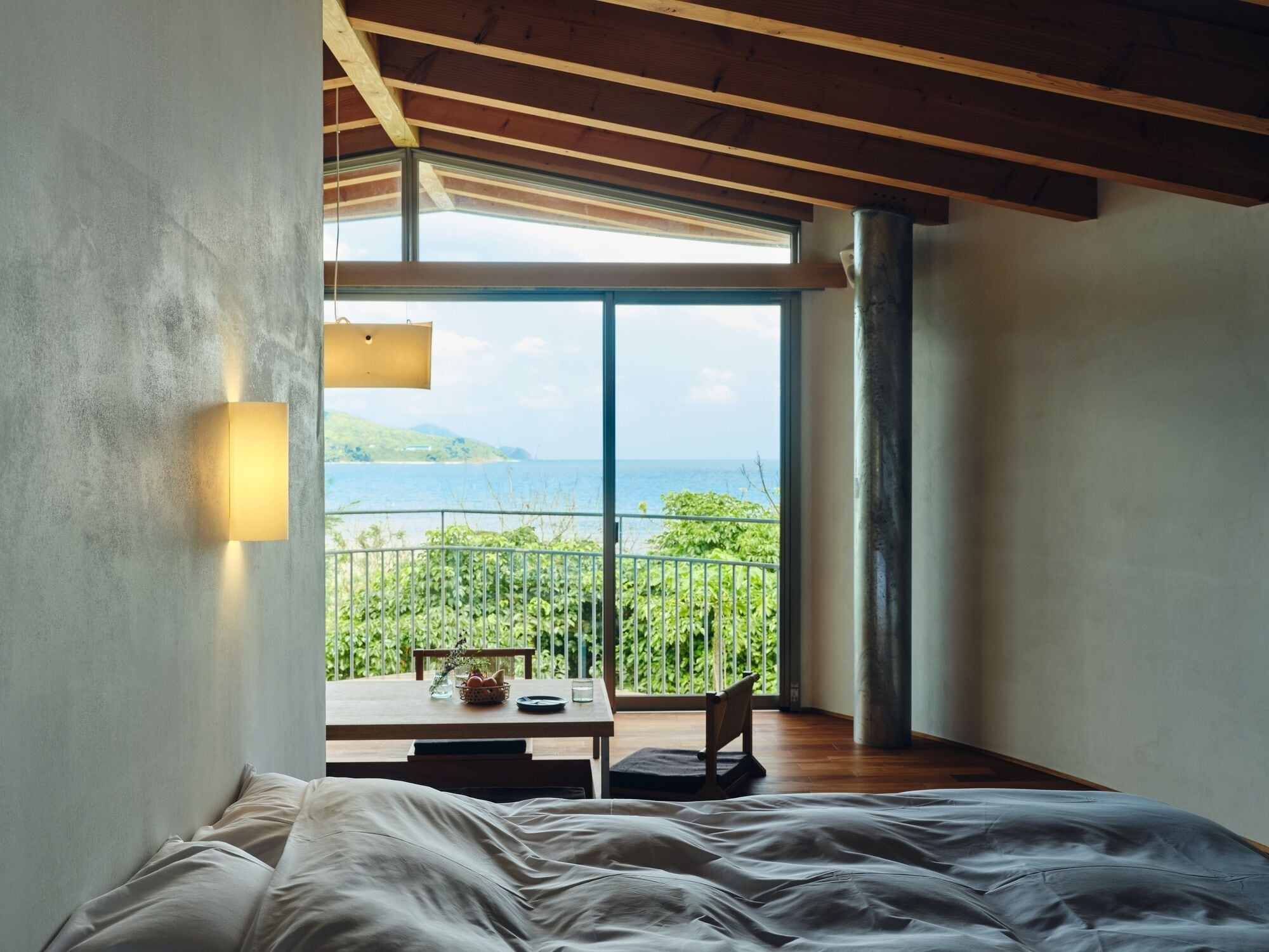 เคบิน, ปลอดบุหรี่, วิวทะเล (Semi-Suite) | Wi-Fi ฟรี, ผ้าปูที่นอน