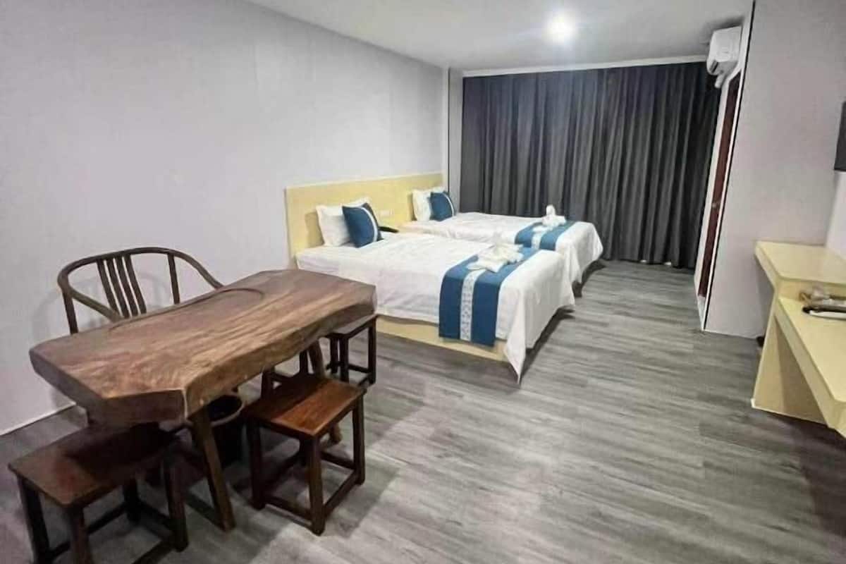 Phòng đôi hoặc 2 giường đơn dành cho gia đình, quang cảnh thành phố