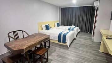 Family Double or Twin Room, City View