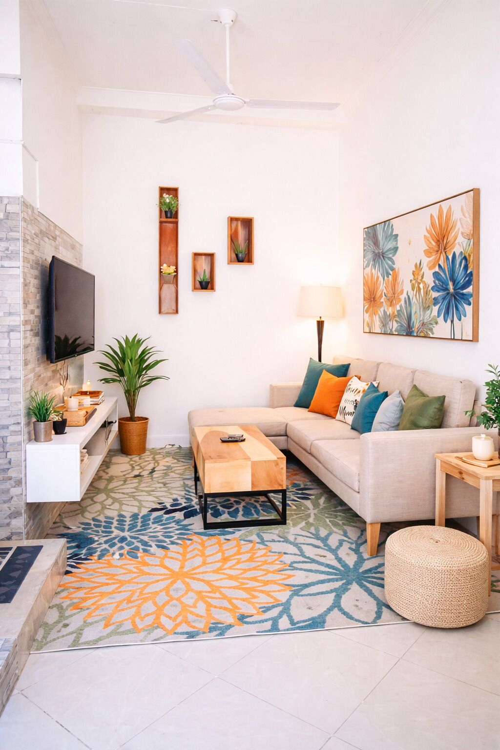 Classic Apartment, Garden View | Living area