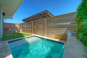 Pool - Port A Escape • Pool + Balcony • Golf Cart Boardwalk to Beach | Salty Sweetheart (Port Aransas)