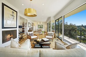 Living area - Luxury Hills Retreat + Pool + Hot Tub | Near Hollywood | Mulholland Vista Estate (Los Angeles)