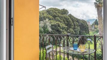 Departamento superior, 1 habitación, balcón | Balcón