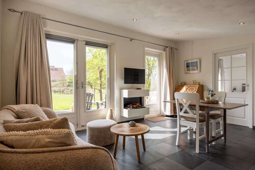 Lodge with Fireplace at Veerse Meer | Watervliet Country Lodge