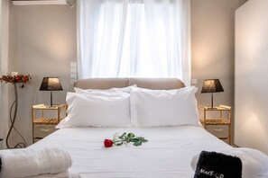 1 habitación, tabla de planchar con plancha, cuna de viaje y wifi 