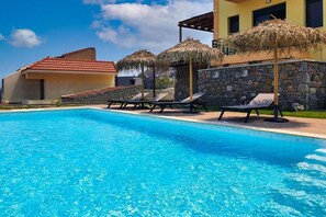 Pool - A spacious villa w/private pool - 10 ride min from the beach, center & old town! (Rhodes)