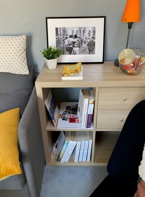 TV, DVD player, stereo - Charming Duplex for Rent in City Center, 5 km from the Coast (Pleurtuit)