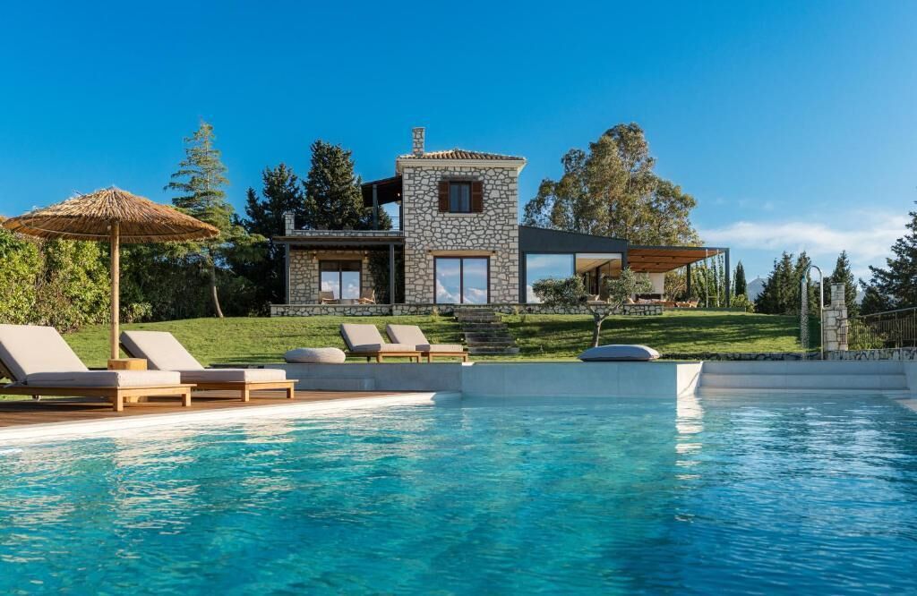 Luksusvilla, privat basseng, sjøutsikt | Basseng