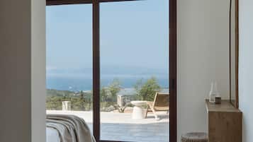 Luxury Villa, Private Pool, Sea View (KRINEA) | In-room safe, blackout drapes, soundproofing