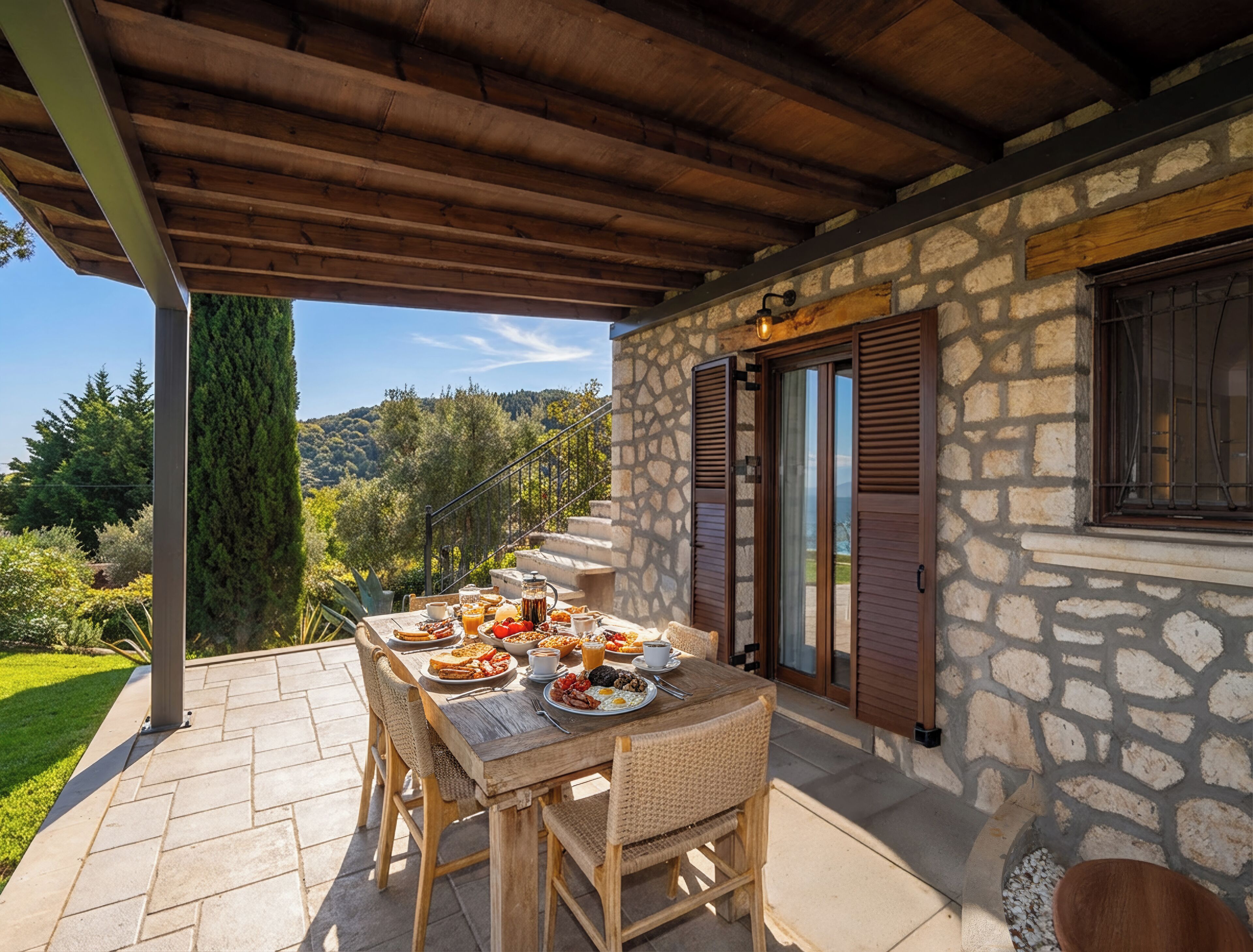 Panoramic Villa, Private Pool, Sea View (MELIA) | Terrace/patio