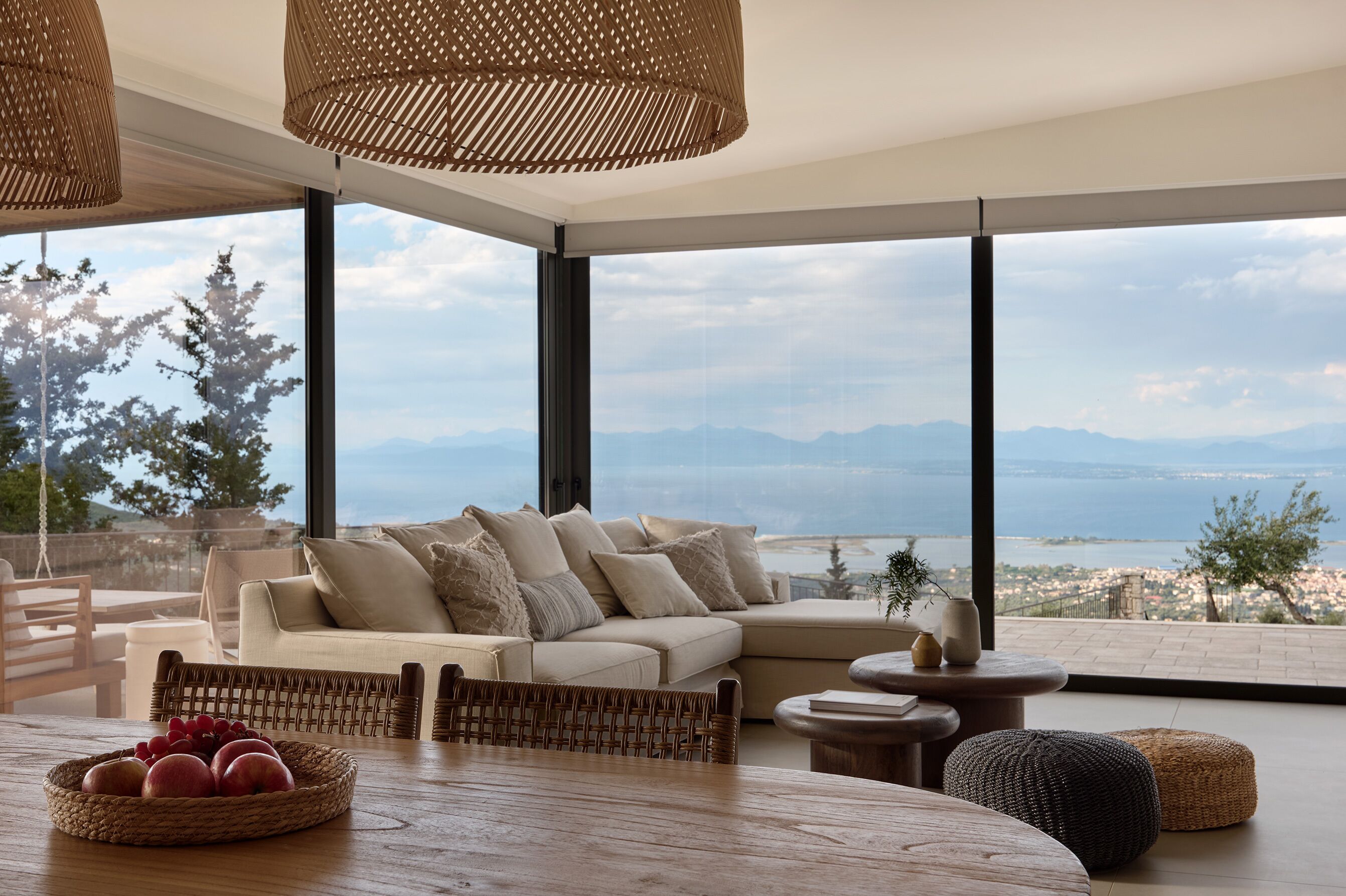 Luxury Villa, Private Pool, Sea View | Living area