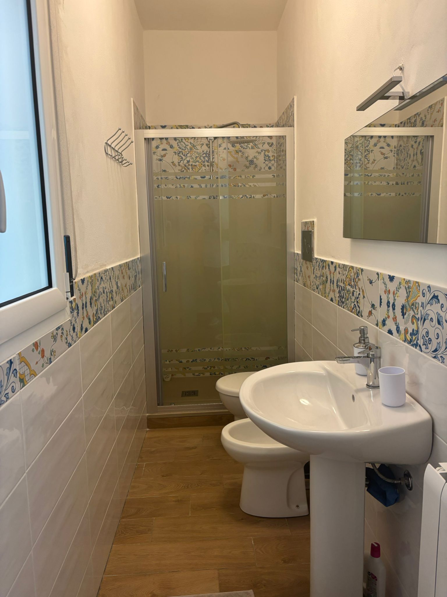 Comfort Apartment, Pool View | Bathroom | Shower, hair dryer, towels, soap