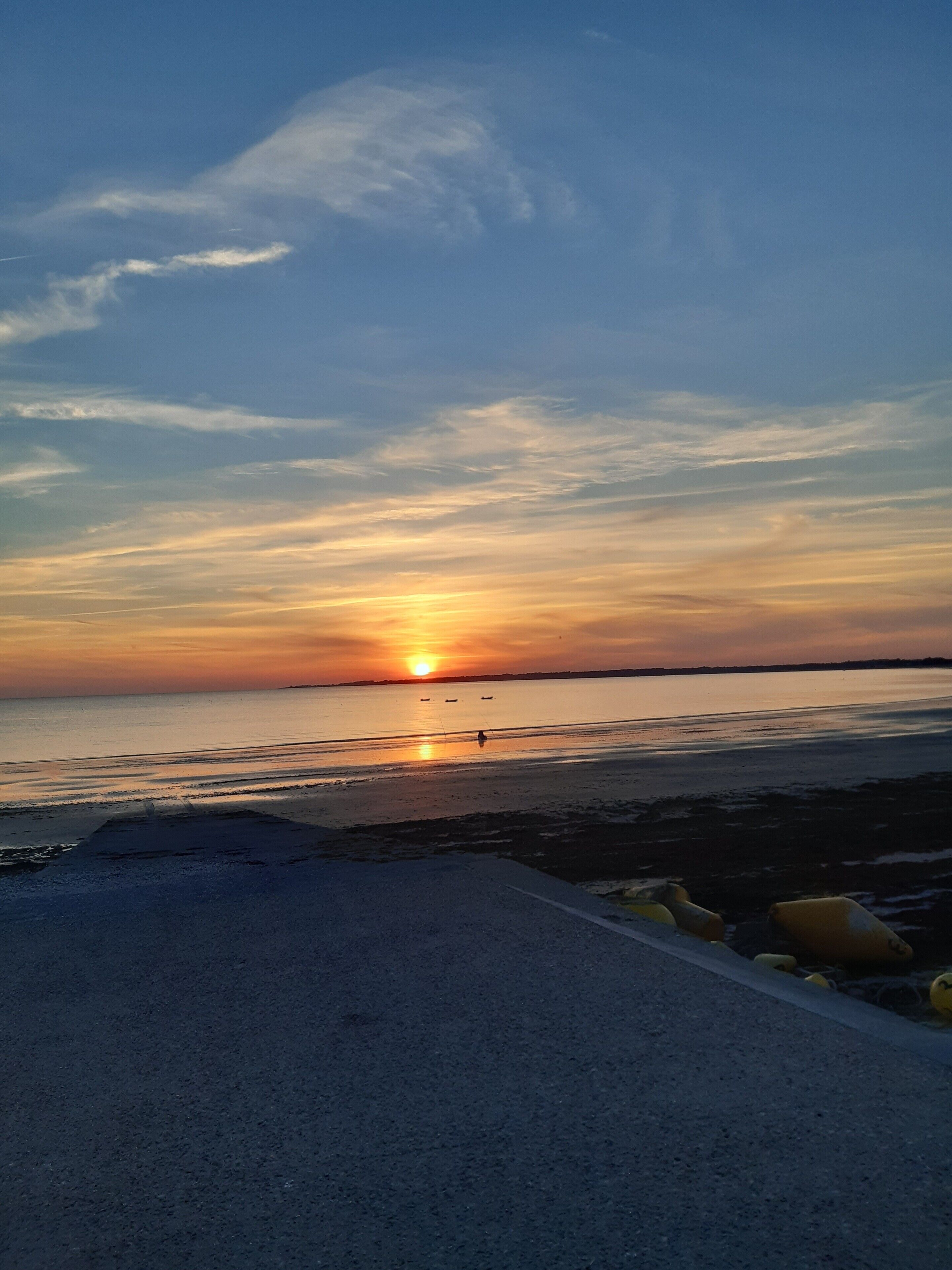 Vlak bij het strand