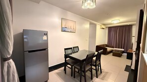 Deluxe Apartment, Balcony | Living area - SON HOTEL & APARTMENT (Phnom Penh)