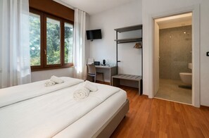 Dubbelrum eller tvåbäddsrum - rullstolsanpassad dusch