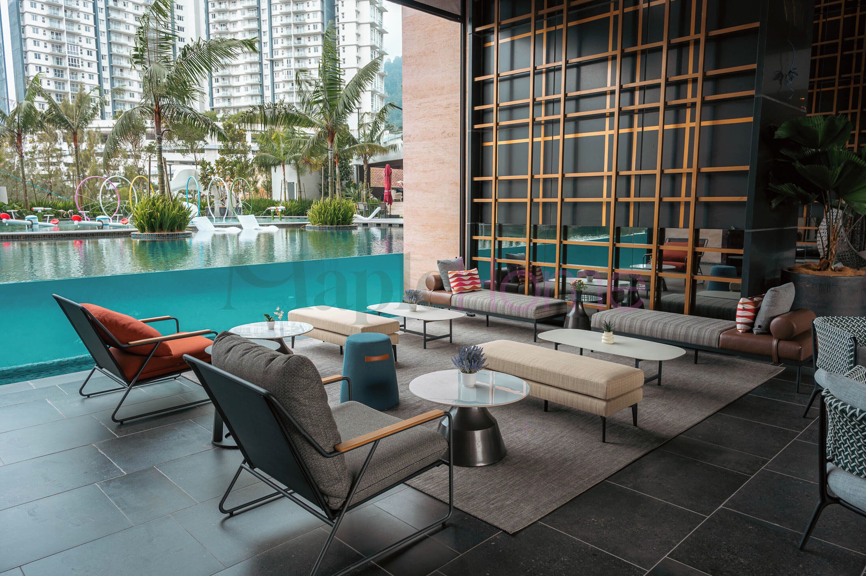 Lobby sitting area