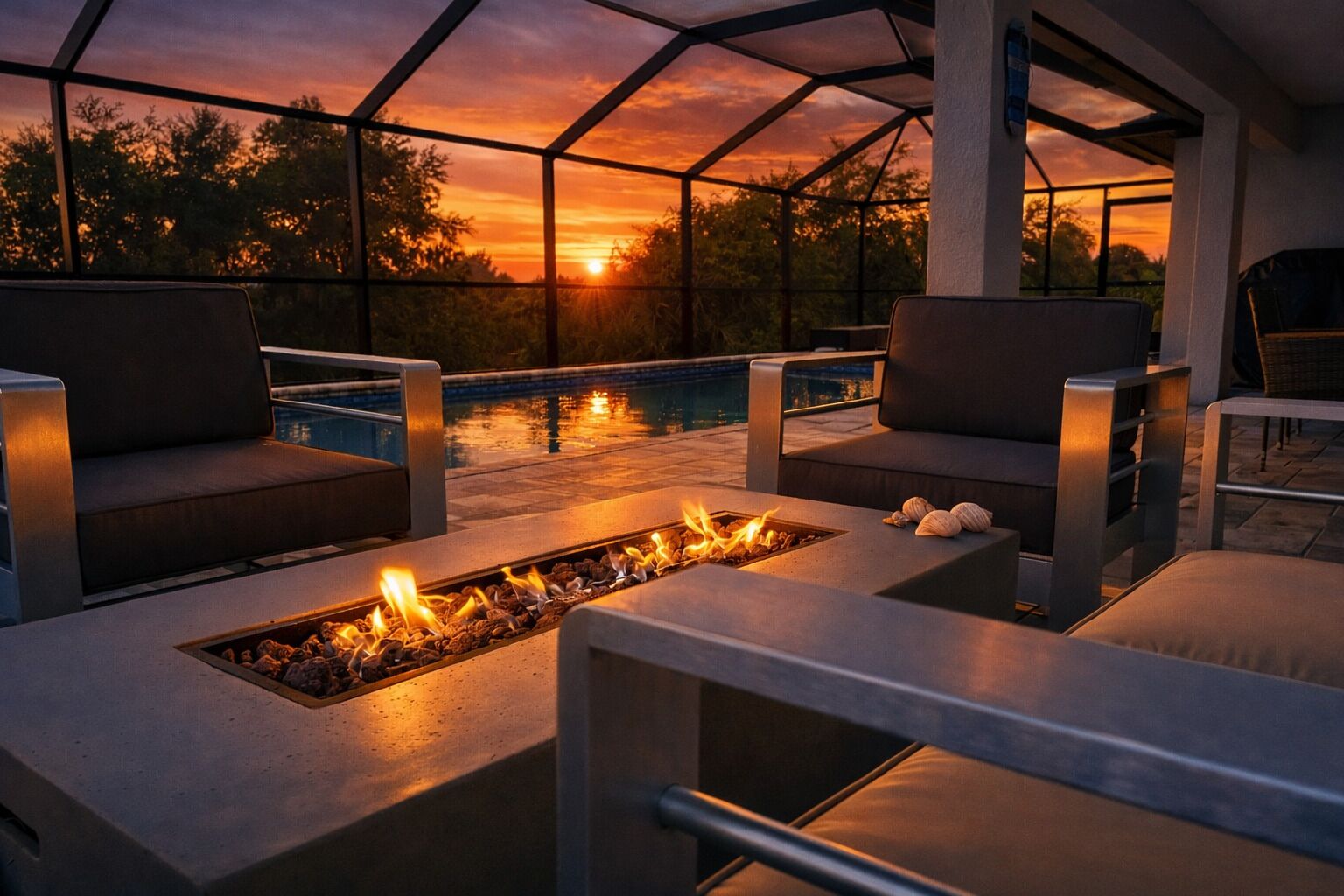 Una piscina climatizada