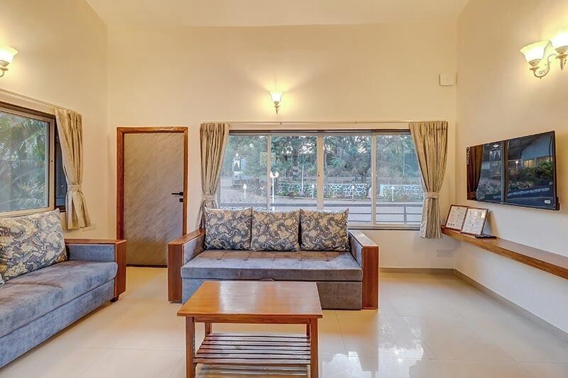 Villa, Balcony, Pool View | Living area