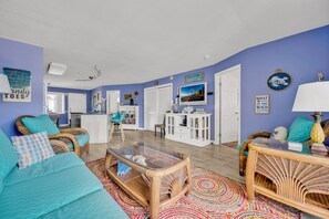 TV, DVD player - Two bedroom mid-town condo with a pool! (Ocean City)
