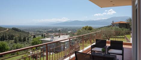 Appartement Deluxe, balcon, vue mer | Balcon