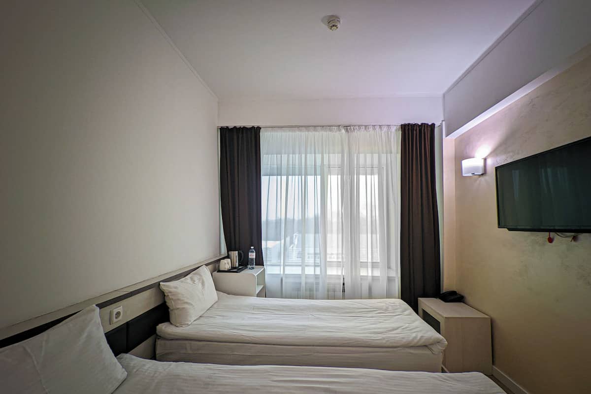 Habitación estándar con 2 camas individuales, vistas a la ciudad