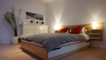 1 Schlafzimmer, Bügeleisen/Bügelbrett, kostenloses WLAN, Bettwäsche