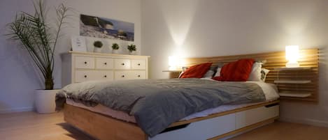 1 chambre, fer et planche Ă repasser, Wi-Fi gratuit, draps fournis