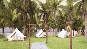 Premier-Zelt, Meerblick | Unterkunftsgelände