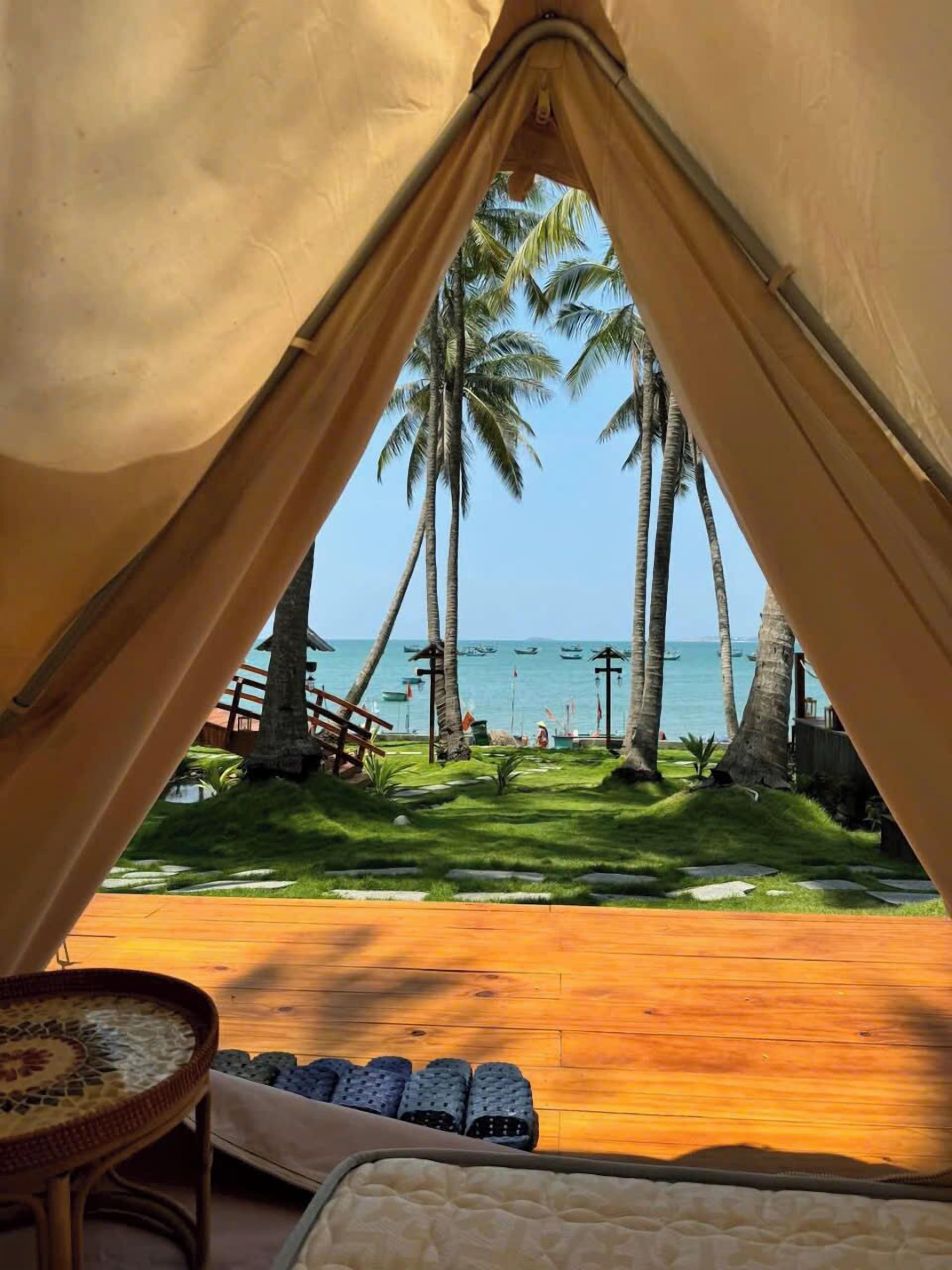 Deluxe-telt - havudsigt