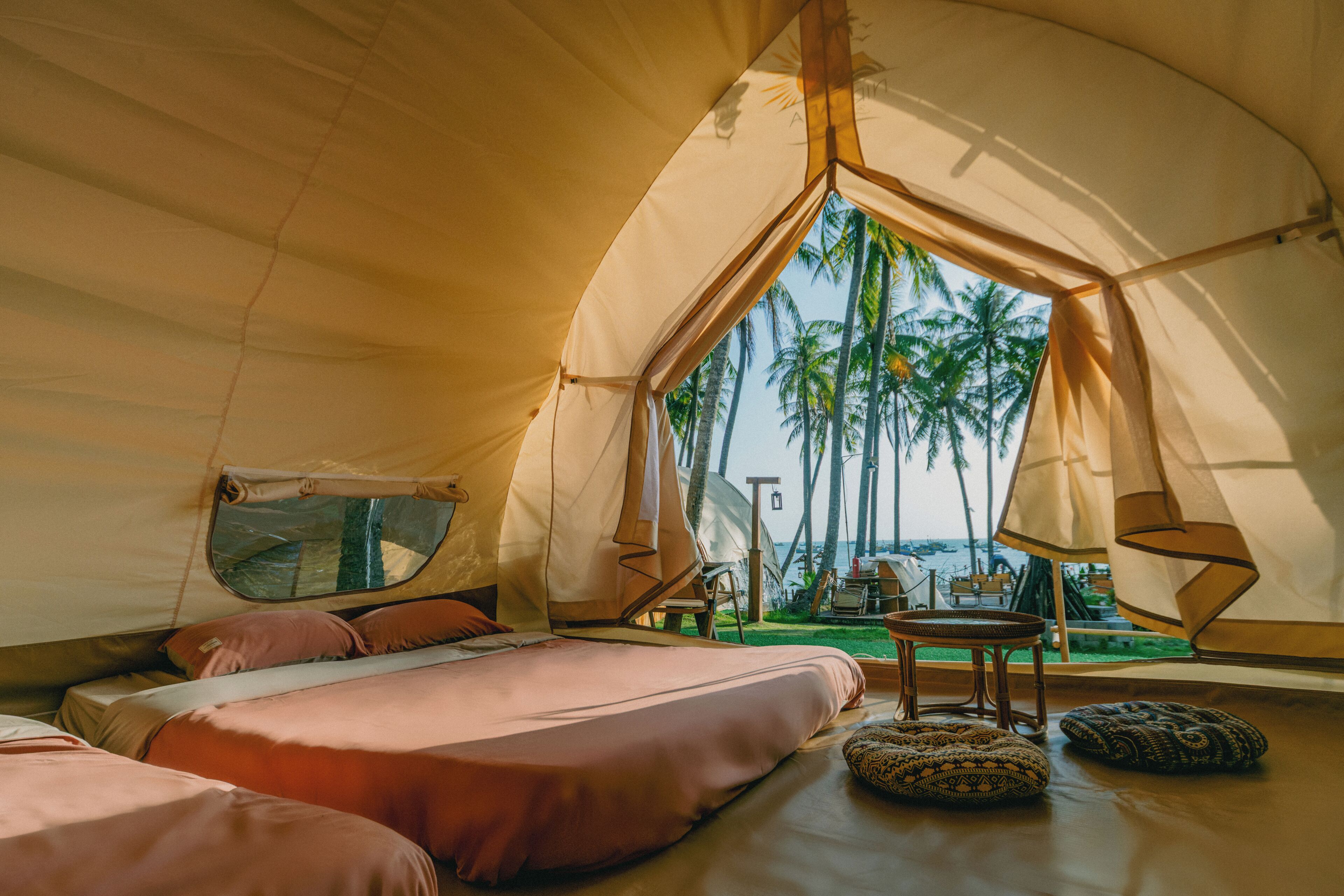 Familietelt - havudsigt