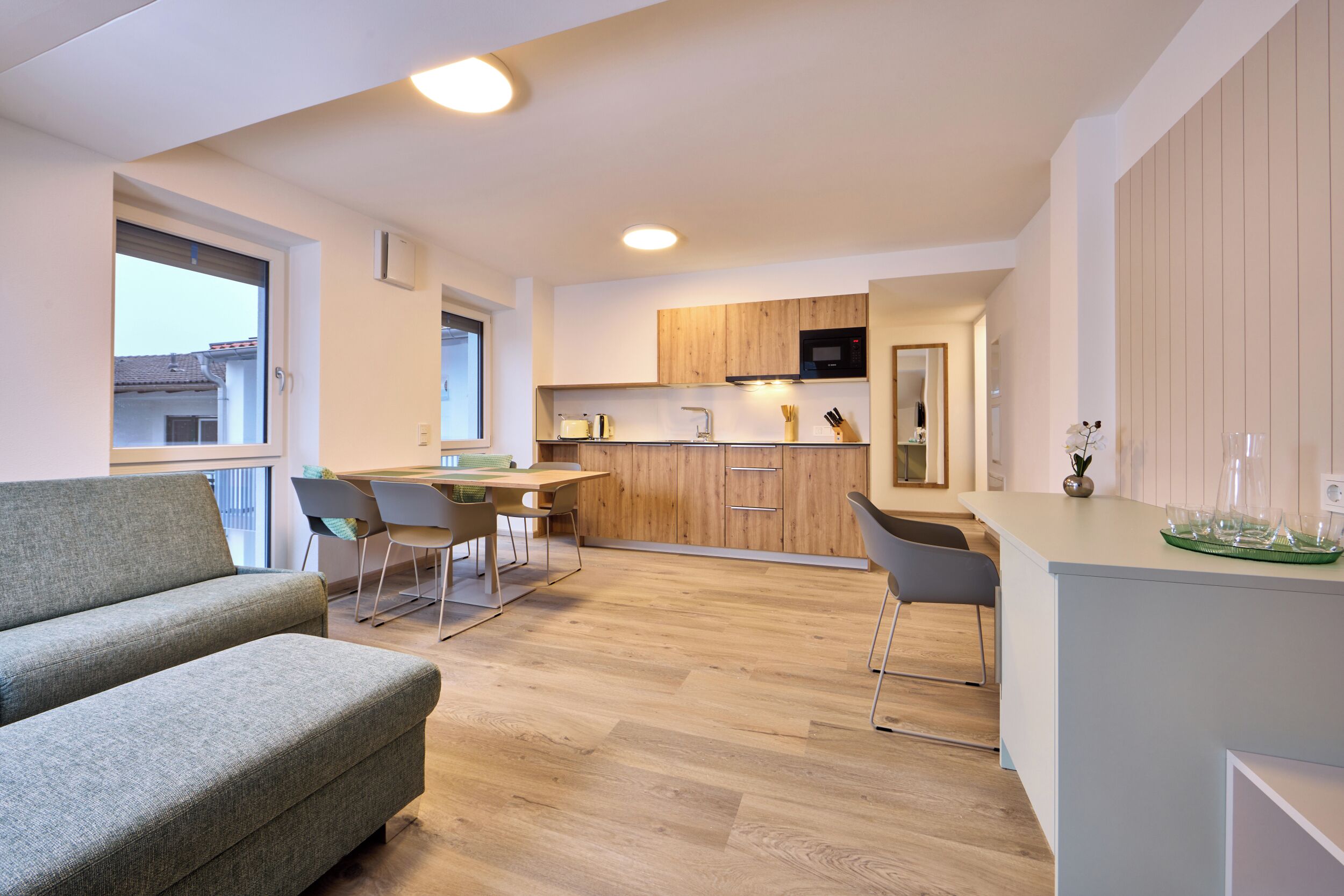 Suite Signature, 1 letto queen con divano letto, cucina | Area soggiorno