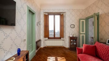 Suite Deluxe, vista montagna | Area soggiorno