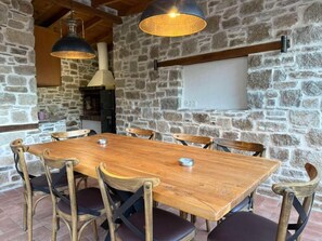 Apartment, 1 Bedroom, Smoking, Balcony | Dining - White Stone Apartments With Balcony (Sithonia)