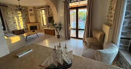 White Stone Apartments With Balcony